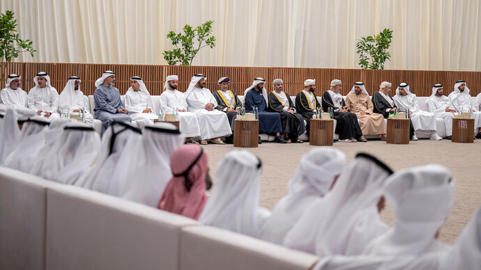 Rulers of Ajman, Umm Al Qaiwain, Sheikhs offer condolences on death of Hazza bin Sultan bin Zayed