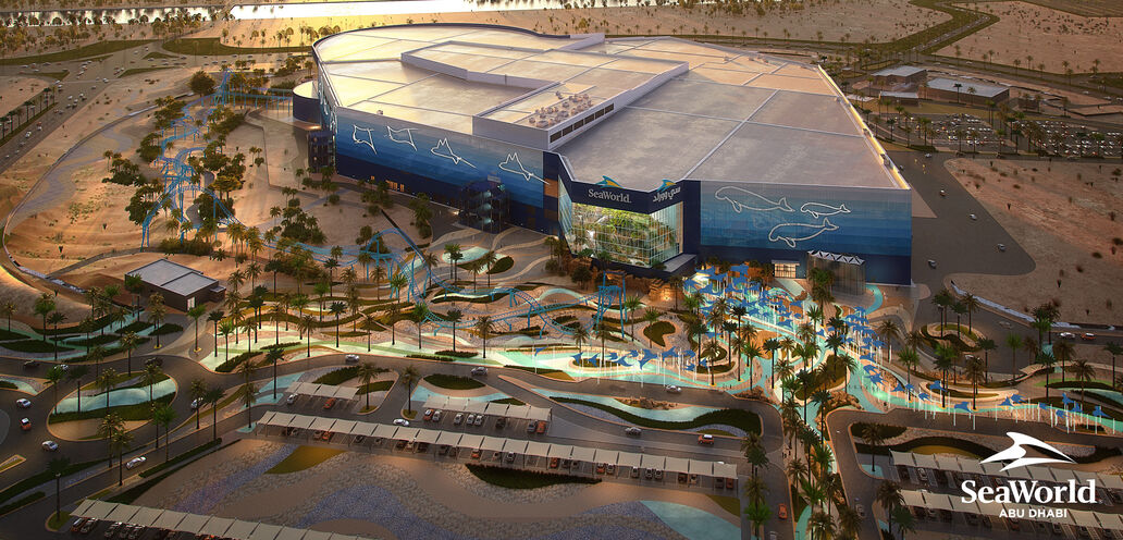 SeaWorld Abu Dhabi Aerial Render