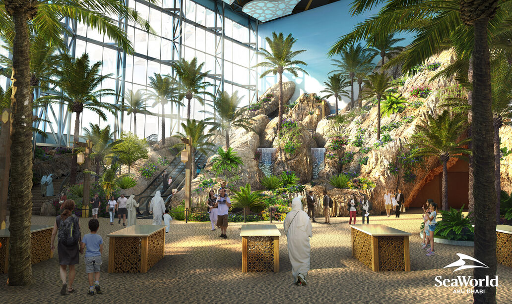 SeaWorld Abu Dhabi Entrance Render