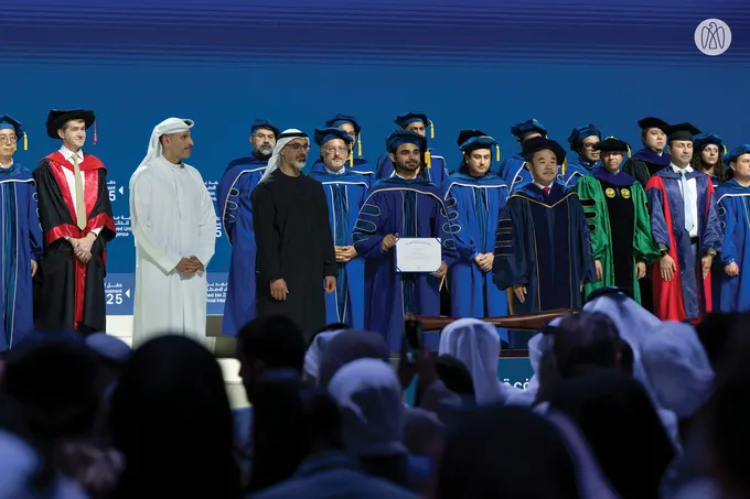 Khaled bin Mohamed bin Zayed attends Mohamed bin Zayed University of Artificial Intelligence 2025 commencement ceremony