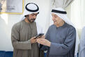 Khalifa bin Tahnoon bin Mohammed offers condolences on the passing of Abdulla Ameen Al Shorafaa