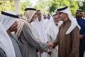 Hazza bin Zayed receives sheikhs, officials and citizens at Al Maqam Palace in Al Ain Region