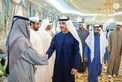 Hazza bin Zayed visits Khalfan Sultan Hudairem Al Ketbi in Al Ain