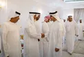 Hazza bin Zayed visits Mohamed Zaitoon Al Muhairi at his residence in Al Ain Region 