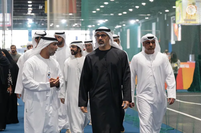 Khaled bin Mohamed bin Zayed visits 5th Abu Dhabi Summer Sports