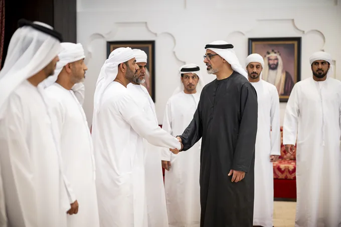 Khaled bin Mohamed bin Zayed offers condolences to family of national duty martyr Saeed Abdalla Alshamsi