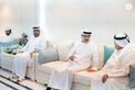 Hazza bin Zayed visits Saeed bin Tahnoon bin Mohammed and exchanges Ramadan greetings