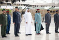 Theyab bin Mohamed bin Zayed attends silent prayer at Wahat Al Karama