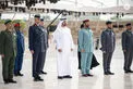 Theyab bin Mohamed bin Zayed attends silent prayer at Wahat Al Karama
