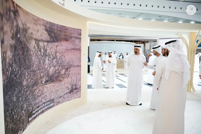 Theyab bin Mohamed bin Zayed visits 22nd Abu Dhabi International Hunting and Equestrian Exhibition