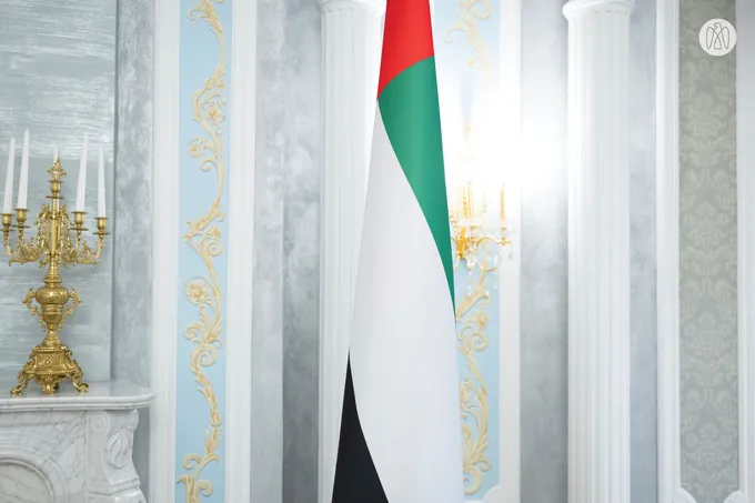 On behalf of the UAE President.. Crown Prince of Abu Dhabi attends Supreme Eurasian Economic Council meeting