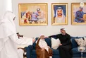 Khaled bin Mohamed bin Zayed visits Abdallah bin Bayyah at his residence in Abu Dhabi 