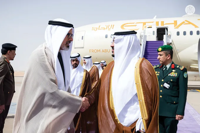 Leading UAE delegation, Khaled bin Mohamed bin Zayed arrives in Riyadh to attend Gulf-US Summit