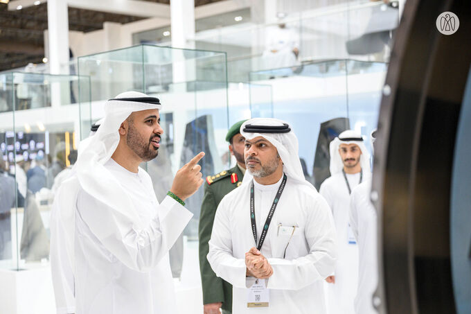 Theyab bin Mohamed bin Zayed visits Dubai Airshow 2023 