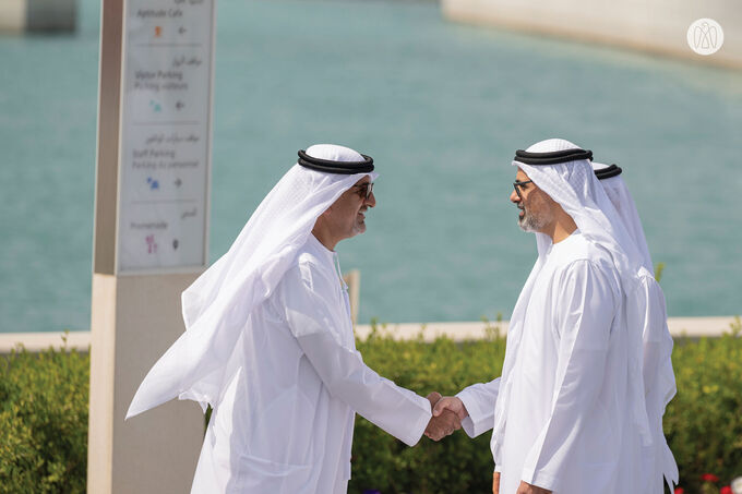 Khaled bin Mohamed bin Zayed attends UAE Tour