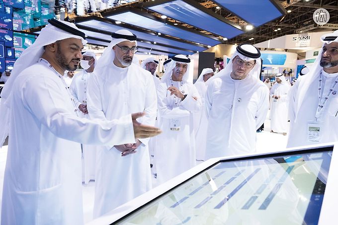 Khaled bin Mohamed bin Zayed Visits GITEX Global 2022