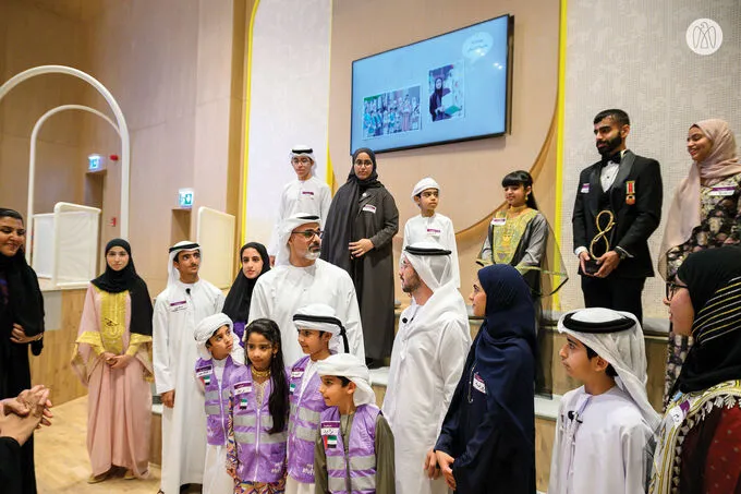 Khaled bin Mohamed bin Zayed visits Supreme Council for Motherhood and Childhood to mark Emirati Children’s Day