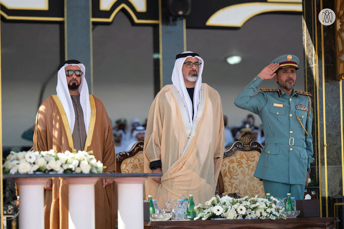 Under the patronage of the UAE President, Khaled bin Mohamed bin Zayed attends Abu Dhabi Police College graduation ceremony