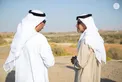 Hazza bin Zayed visits Zakher Lake and winter camps in Al Ain Region