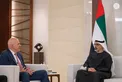 Khaled bin Mohamed bin Zayed meets Co-Chief Executive Officer of Oracle