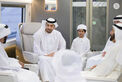 Hamdan bin Zayed reviews progress at Etihad Rail Depot in Al Mirfa City