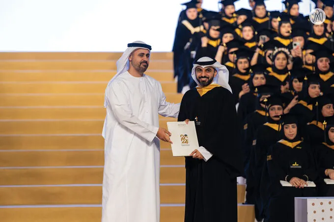 Theyab bin Mohamed bin Zayed attends Abu Dhabi Centre for Technical and Vocational Education and Training graduation ceremony
