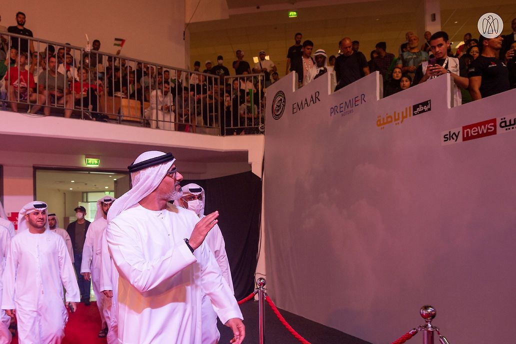 Khaled bin Mohamed bin Zayed attends Abu Dhabi World Professional JiuJitsu Championship opening