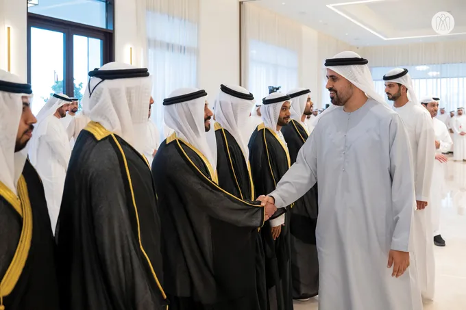 Theyab bin Mohamed bin Zayed attends group wedding of 60 grooms organised by Federal Authority for Identity, Citizenship, Customs and Port Security