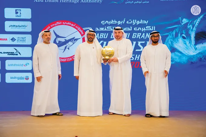 Ahmed bin Hamdan awards winners of Abu Dhabi Grand Kingfish Championships 2025