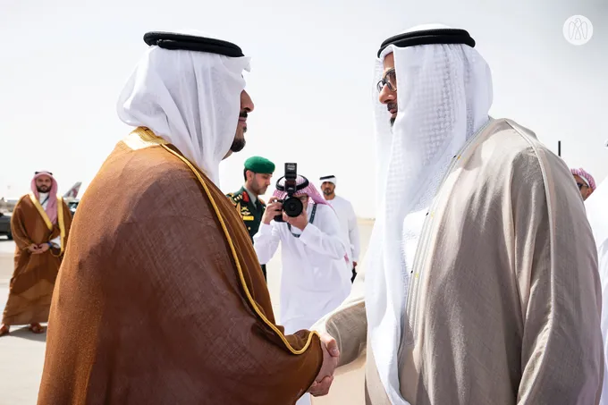 Leading UAE delegation, Khaled bin Mohamed bin Zayed arrives in Riyadh to attend Gulf-US Summit