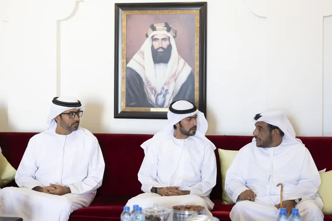 Khalifa bin Tahnoon bin Mohammed offers condolences on the passing of Shamsa Saleh Al Falahi