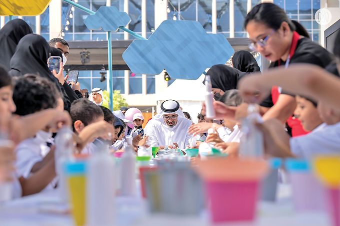 Khaled bin Mohamed bin Zayed Visits Al Ain Book Festival 2022