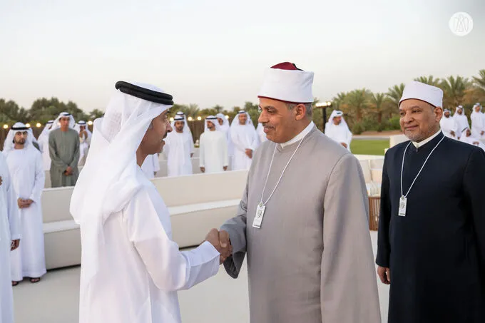 Hazza bin Zayed receives well-wishers for holy month of Ramadan