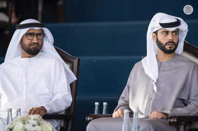 Hazza bin Hamdan bin Zayed honours winners of Al Dhafra Festival Camel Mazayna