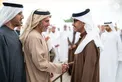 Hazza bin Zayed receives sheikhs, officials and citizens at Al Maqam Palace in Al Ain Region