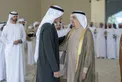 Khaled bin Mohamed bin Zayed attends wedding reception of Abdulaziz and Abdulla, sons of Faisal Abdulaziz Al Bannai