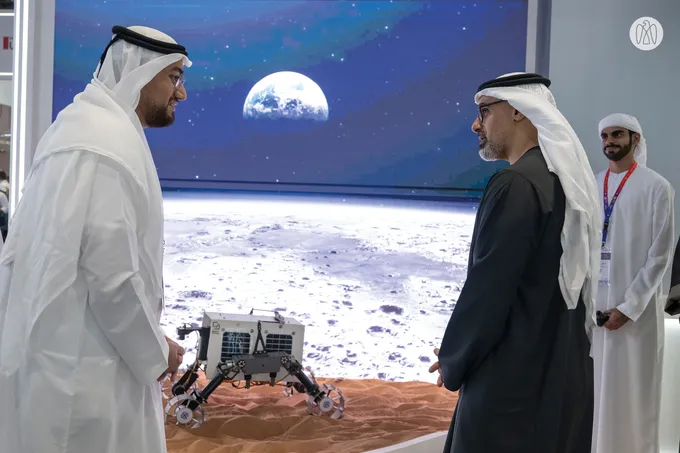 Khaled bin Mohamed bin Zayed attends the 4th Make it in the Emirates forum