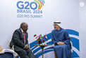Crown Prince of Abu Dhabi holds discussions with President of South Africa at G20 summit