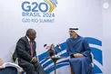 Crown Prince of Abu Dhabi holds discussions with President of South Africa at G20 summit