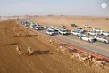 Hazza bin Zayed attends Lagaya category race at Al Rawda Racetrack in Al Ain Region
