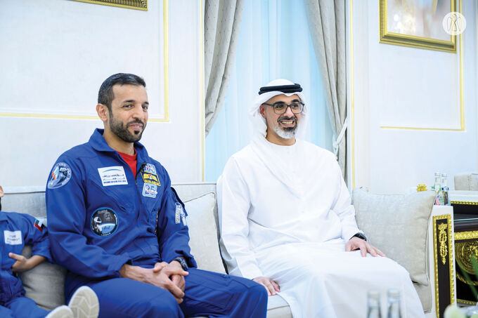 Khaled bin Mohamed bin Zayed attends reception for UAE astronaut Sultan Al Neyadi in Al Ain