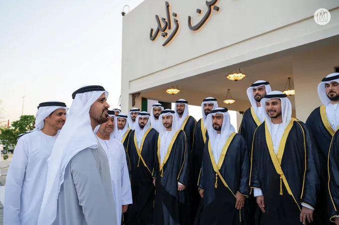 Theyab bin Mohamed bin Zayed attends group wedding of 60 grooms organised by Federal Authority for Identity, Citizenship, Customs and Port Security