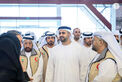 Sheikh Theyab bin Mohamed bin Zayed Al Nahyan visits Tarahum - for Gaza campaign centre in Abu Dhabi