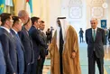 Crown Prince of Abu Dhabi arrives at Presidential Palace in Astana