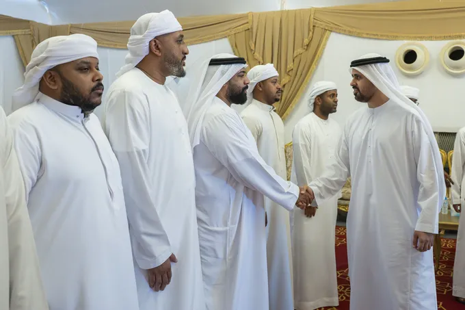 Theyab bin Mohamed bin Zayed offers condolences on the passing of national duty martyr Issa Ghuloom Al Balushi
