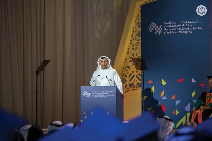 Khaled bin Mohamed bin Zayed attends Mohamed bin Zayed University of Artificial Intelligence 2026 commencement ceremony