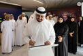 Theyab bin Mohamed bin Zayed visits headquarters of Oman Youth Center