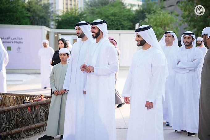 Theyab bin Mohamed bin Zayed visits Al Hosn Festival 2023