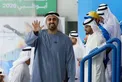 Theyab bin Mohamed bin Zayed attends Open Masters Games Abu Dhabi 2026 ice hockey competitions