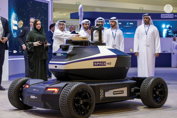 Khaled bin Mohamed bin Zayed visits IDEX 2025